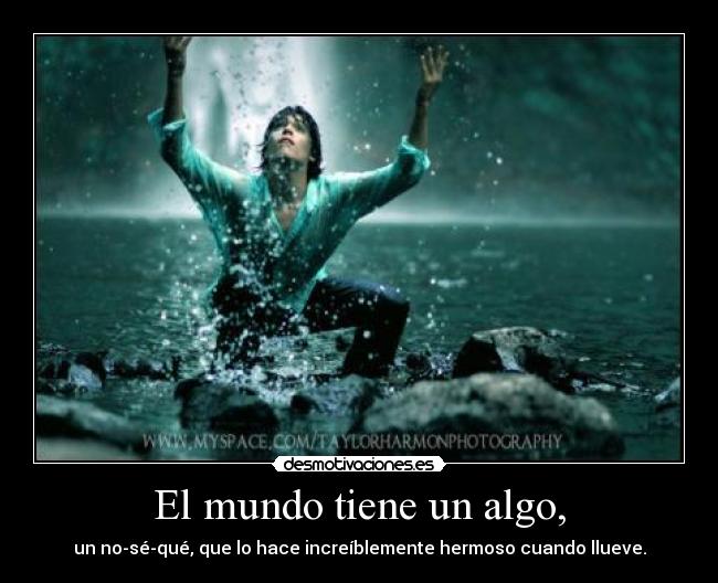 carteles mundo lluvia desmotivaciones
