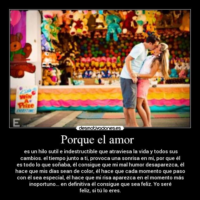 Porque el amor -