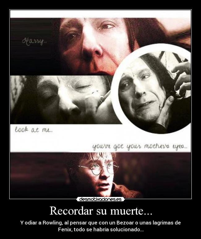 Recordar su muerte... -