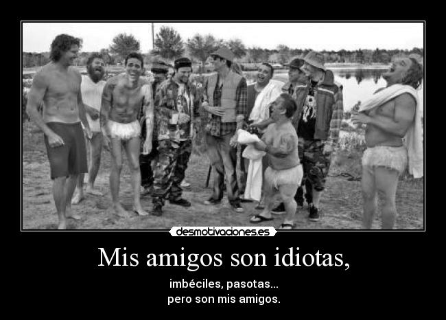Mis amigos son idiotas, - 