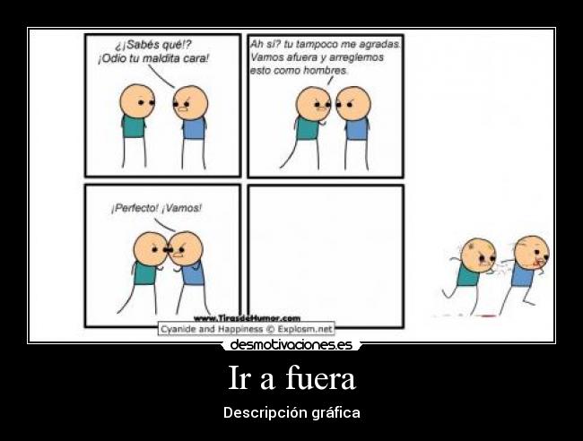 Ir a fuera - Descripción gráfica