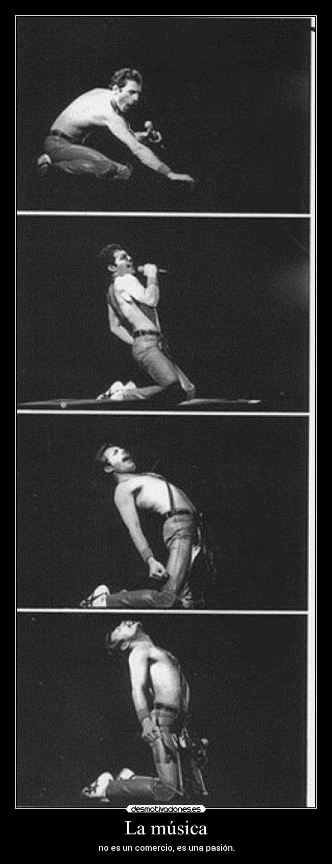 La música - no es un comercio, es una pasión.