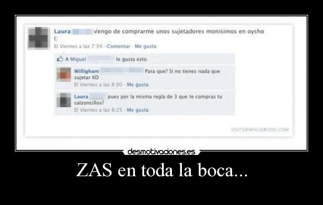 ZAS en toda la boca... - 