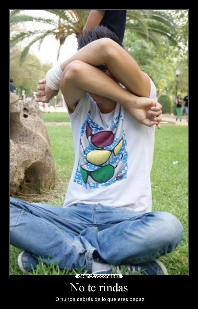 No te rindas -