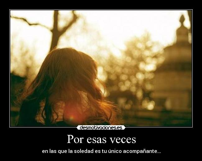Por esas veces - 
