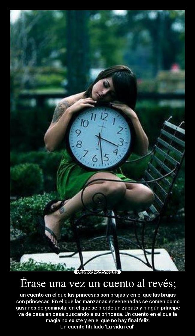 Érase una vez un cuento al revés; - 