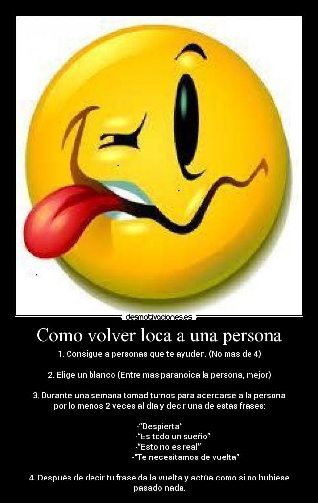 Como volver loca a una persona -