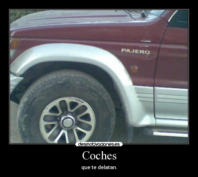 Coches - que te delatan.
