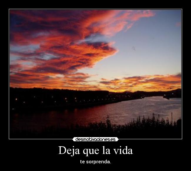 Deja que la vida -