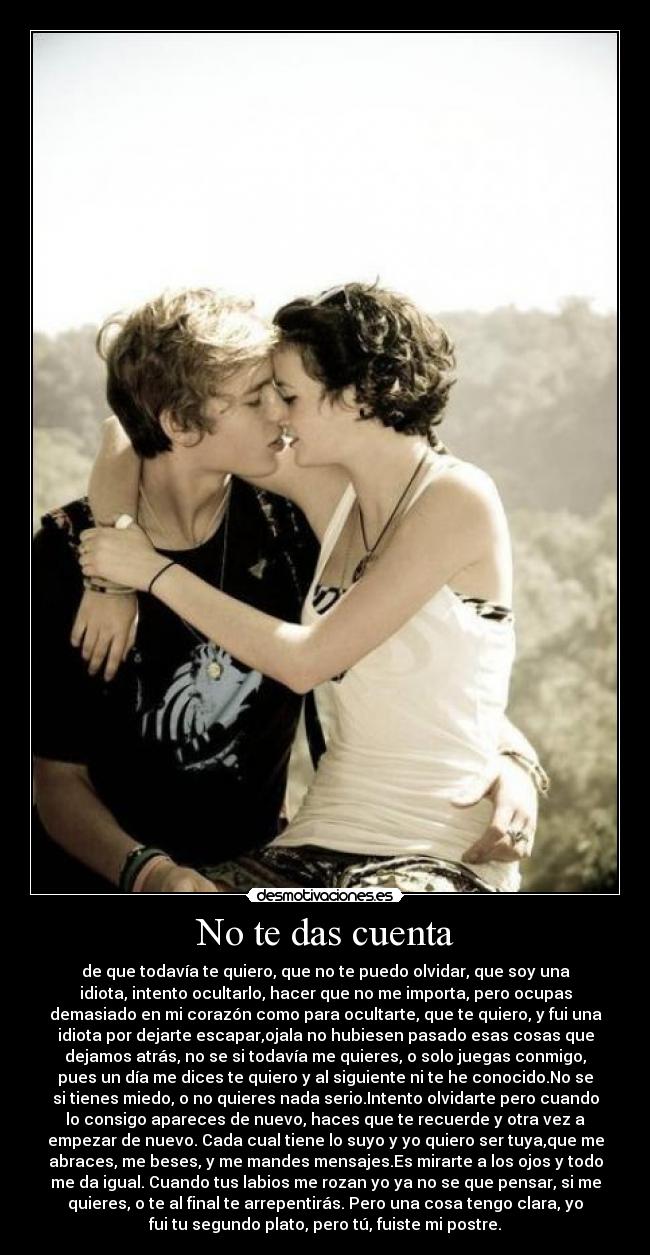No te das cuenta - 