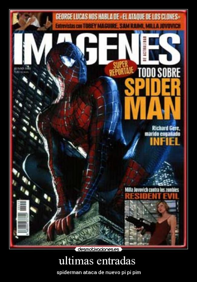 ultimas entradas - spiderman ataca de nuevo pi pi pim
