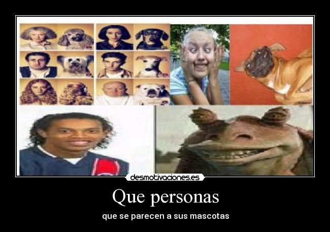 Que personas -