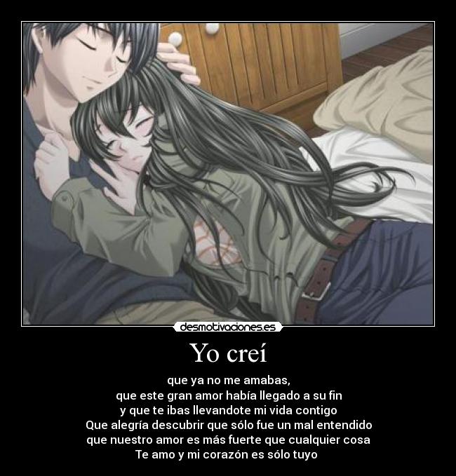 Yo creí -