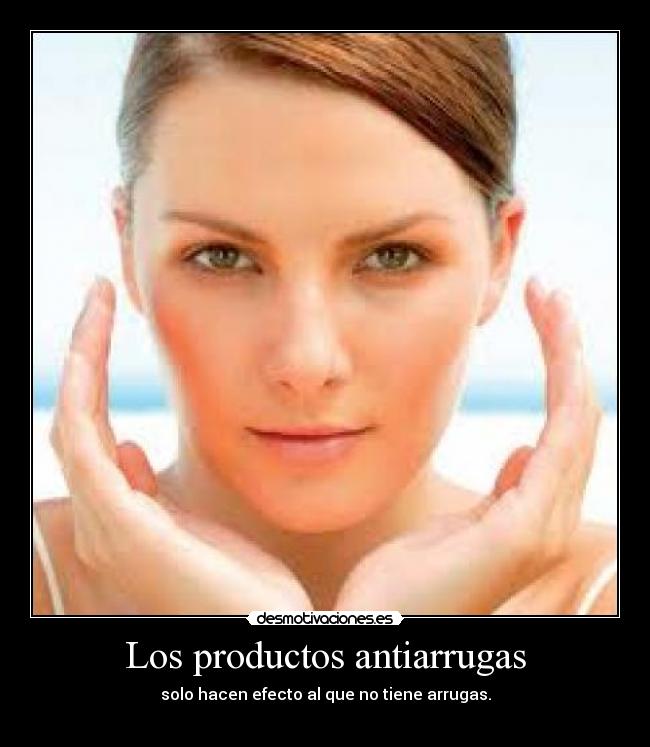 Los productos antiarrugas -