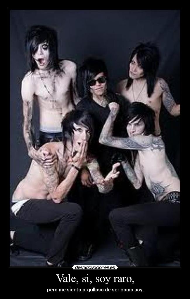 carteles black veil brides desmotivaciones