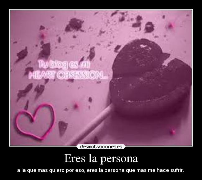 Eres la persona - 