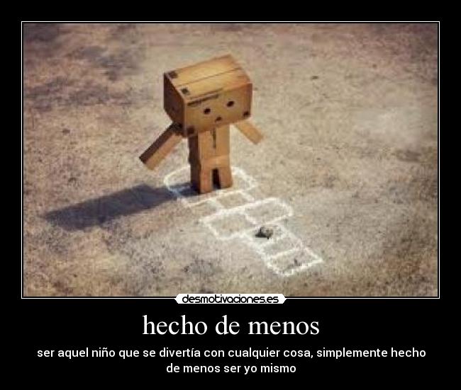 hecho de menos - 