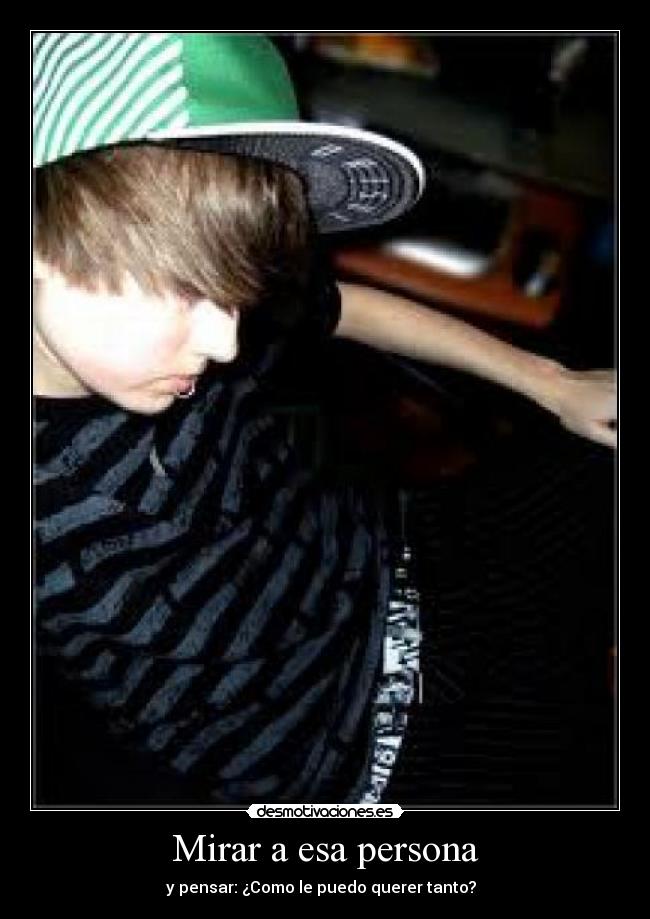 Mirar a esa persona -