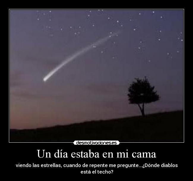 Un día estaba en mi cama -