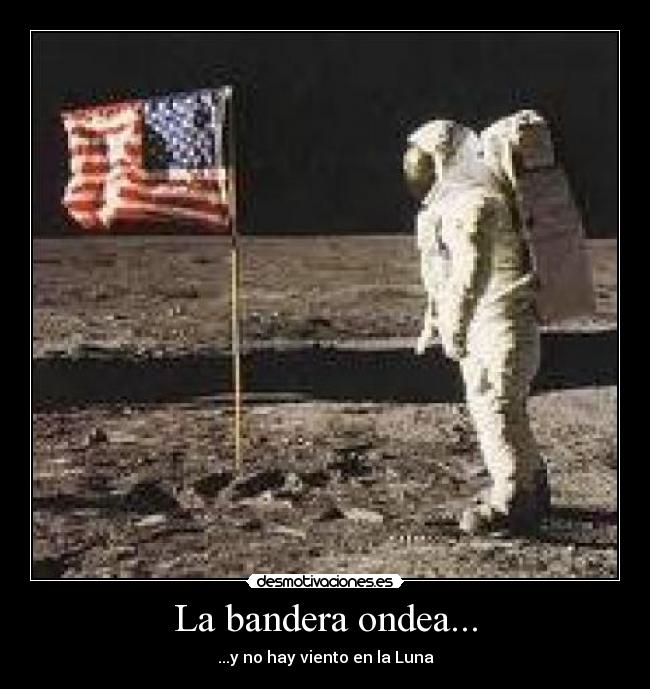 La bandera ondea... -