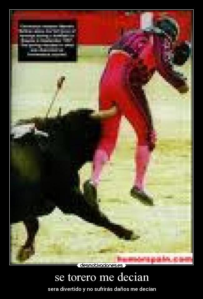 se torero me decian -