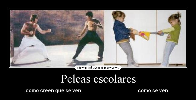 Peleas escolares -