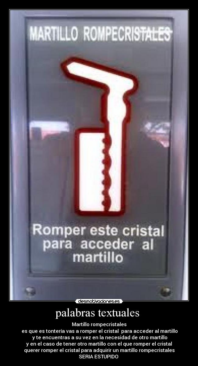 palabras textuales  - 