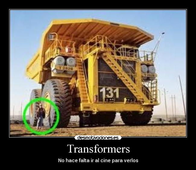 Transformers - No hace falta ir al cine para verlos