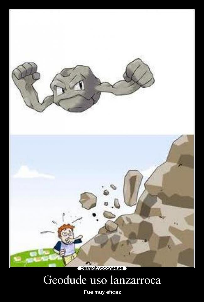 Geodude uso lanzarroca -