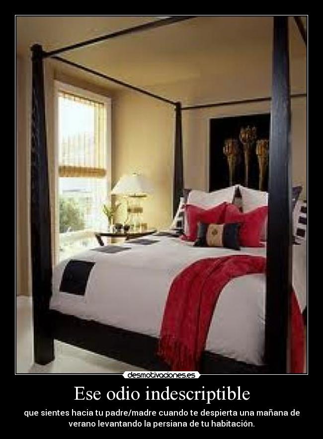 Ese odio indescriptible - 