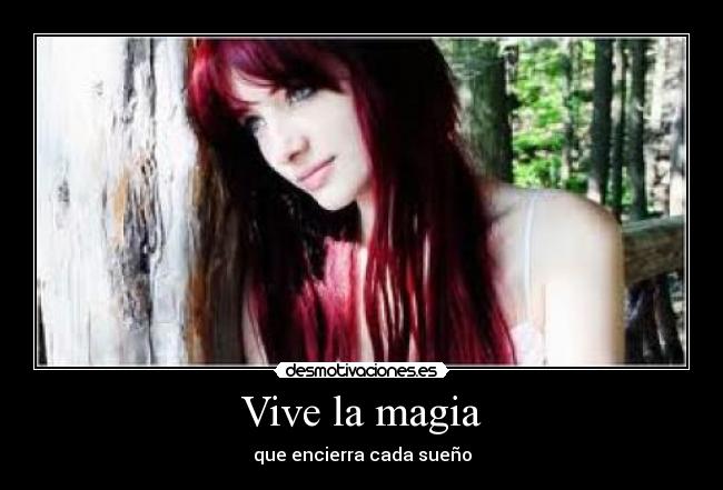 Vive la magia - que encierra cada sueño