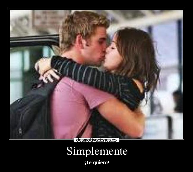 Simplemente - ¡Te quiero!