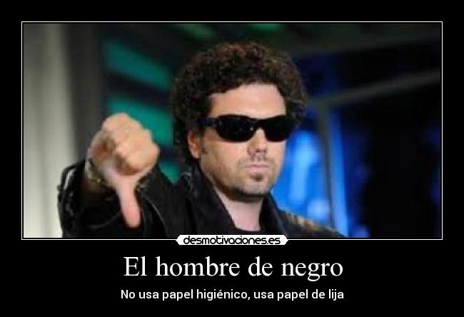 El hombre de negro -