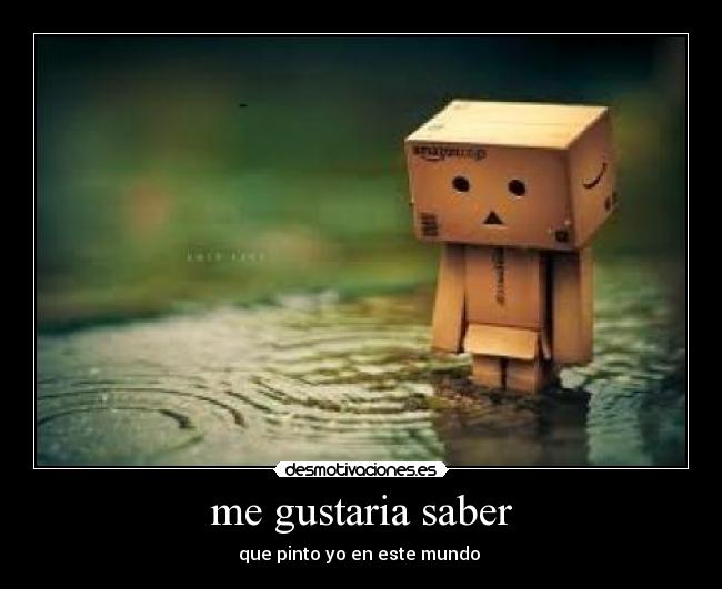 me gustaria saber - 