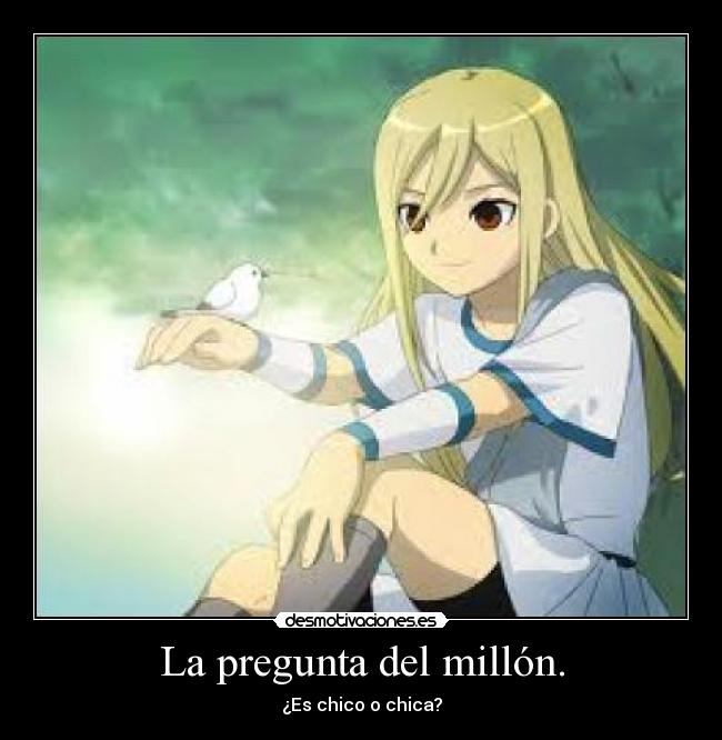 La pregunta del millón. -