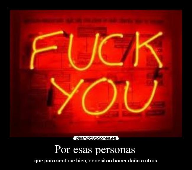 Por esas personas  - 