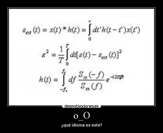 o_O - ¿qué idioma es este?