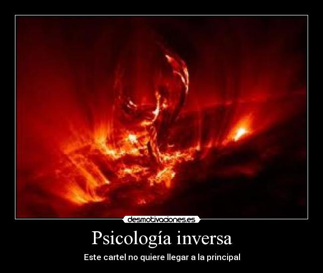 Psicología inversa - 