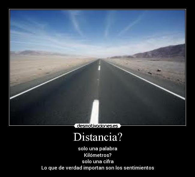 Distancia? -