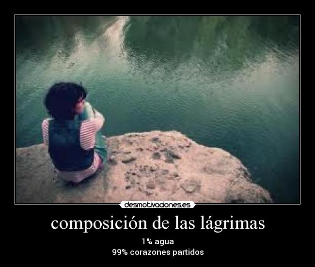 composición de las lágrimas -