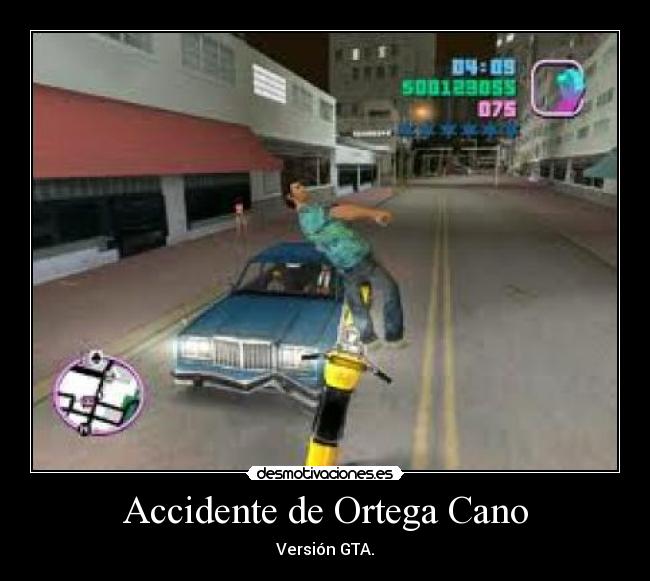 Accidente de Ortega Cano - Versión GTA.
