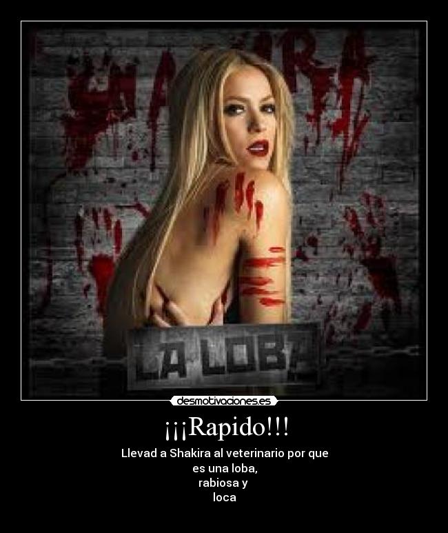 carteles shakira desmotivaciones