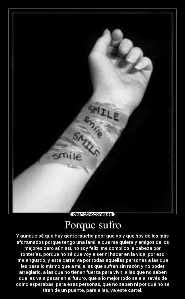 Porque sufro -