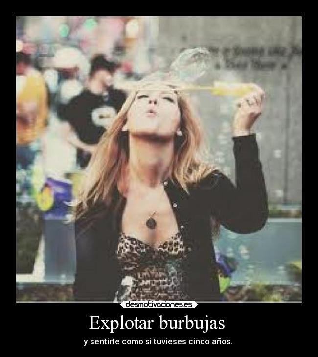 Explotar burbujas  - 