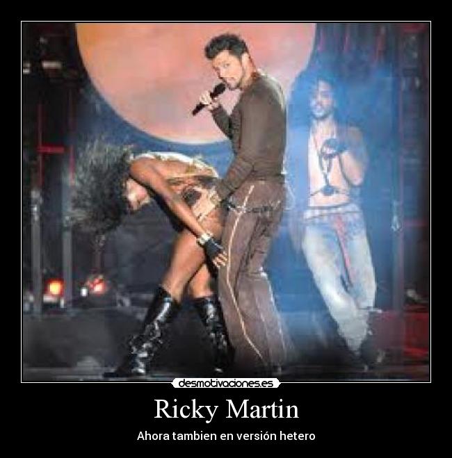 Ricky Martin - Ahora tambien en versión hetero