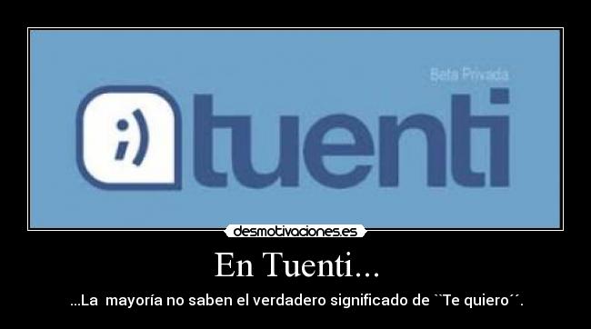En Tuenti... -