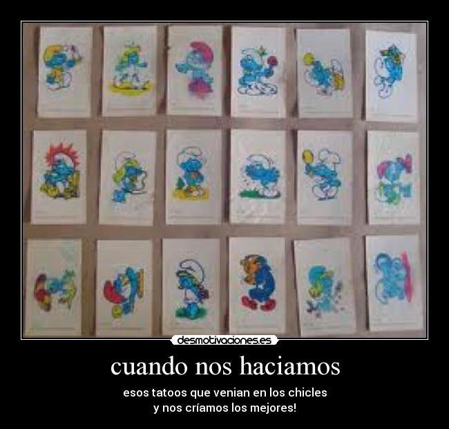 carteles tatoo chicle desmotivaciones