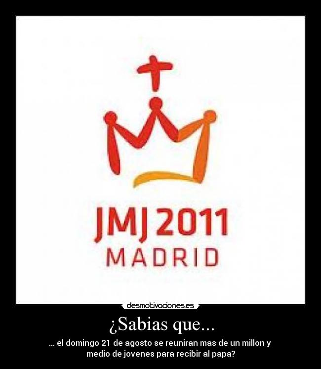 carteles jmj desmotivaciones