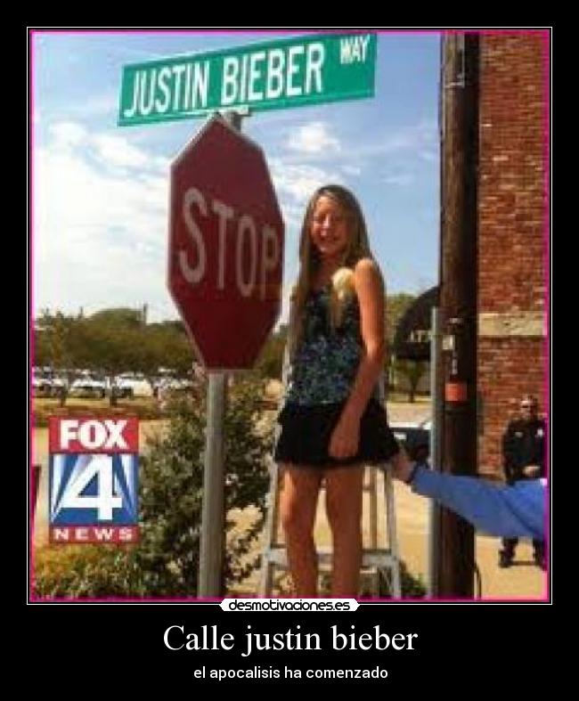 Calle justin bieber -