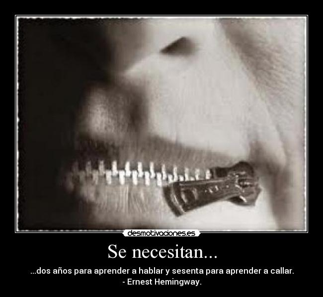 Se necesitan... -